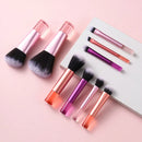 Kit com 10 Mini Pincéis de Maquiagem Premium + Estojo para Viagem