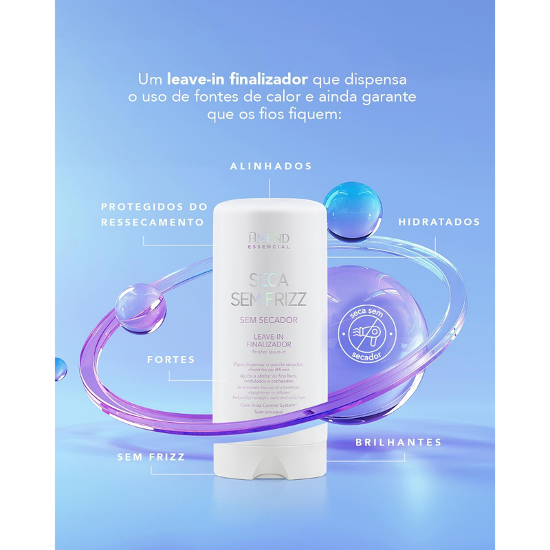 Creme Leave-in Amend Anti Frizz 180g