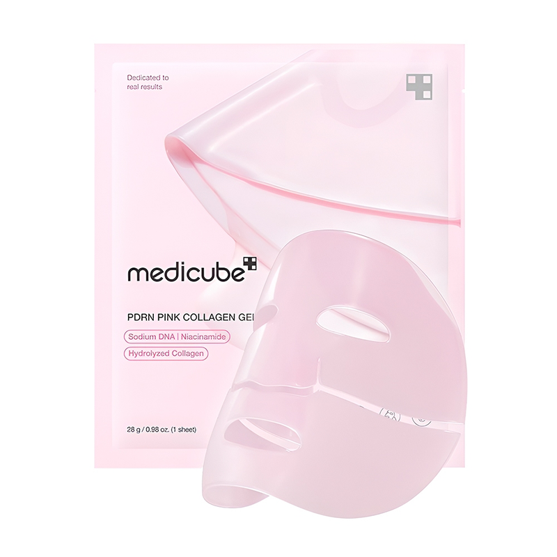 Medicube Pdrn Pink Colágeno Gel Mask 1ea Máscara Facial